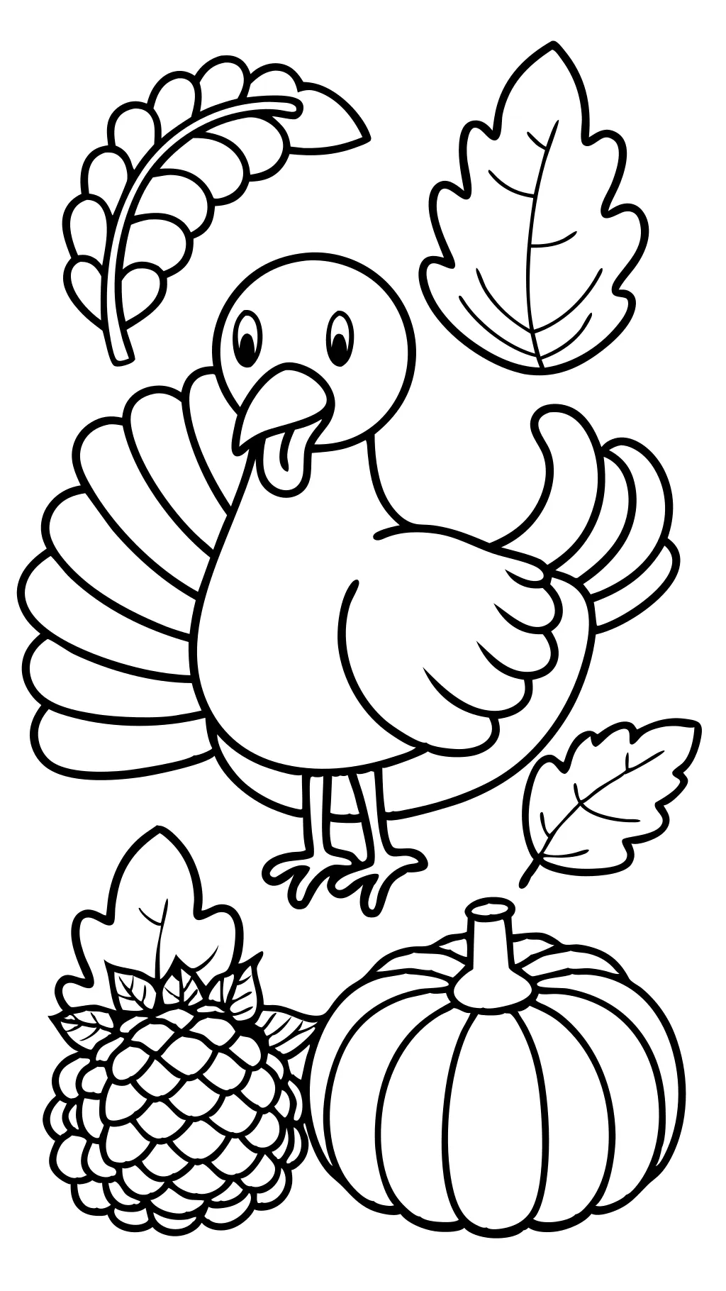 coloriages de Thanksgiving imprimable gratuitement